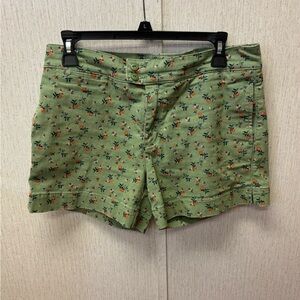 Sanctuary x Anthropology Floral Green Women's Shorts size 28